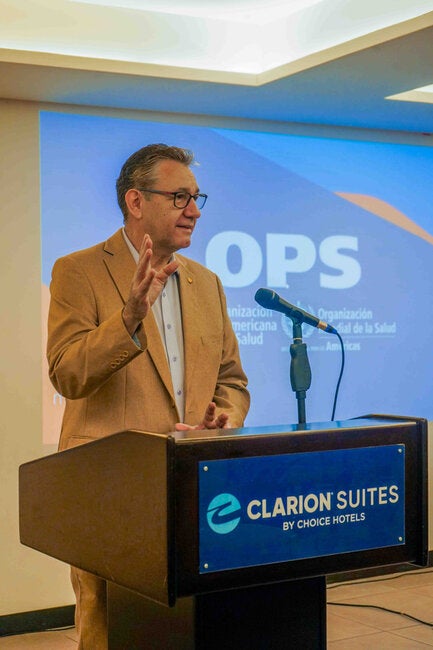 Representante OPS Guatemala, Dr. Alfaro