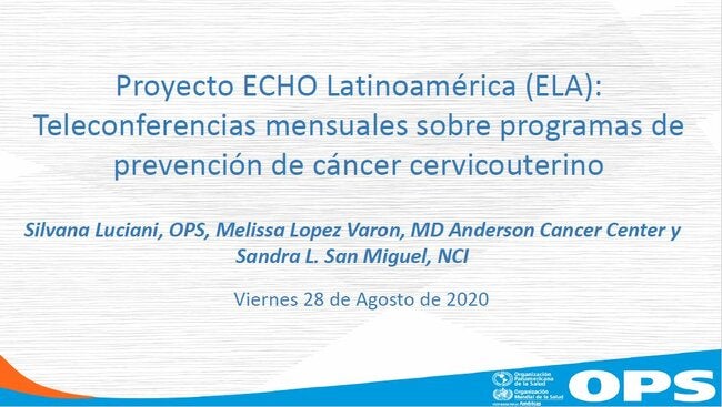 Portada de presentaciones de ECHo ELA