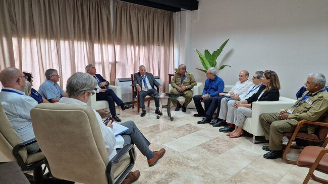 Encuentro entre Defensa Civil cubana y Sistema de Naciones Unidas
