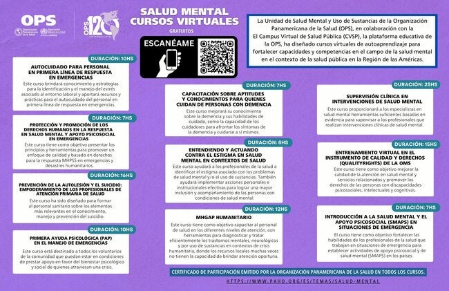 Salud Mental - Cursos virtuales