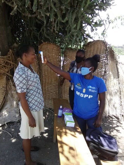 Screening activities at the border