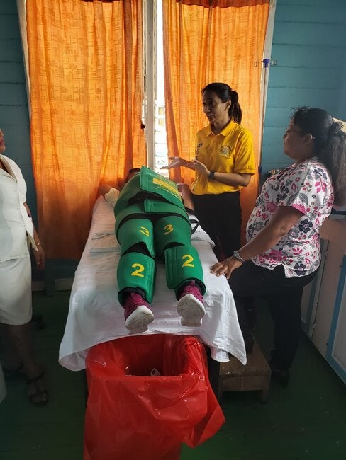 Non-Pneumatic Anti-Shock Garment 