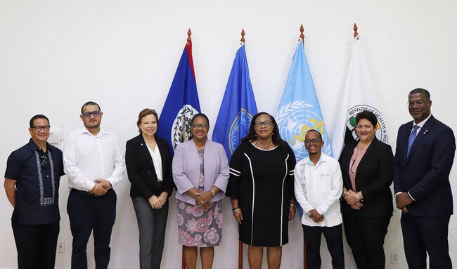 New PWR of Belize meet with MoHW