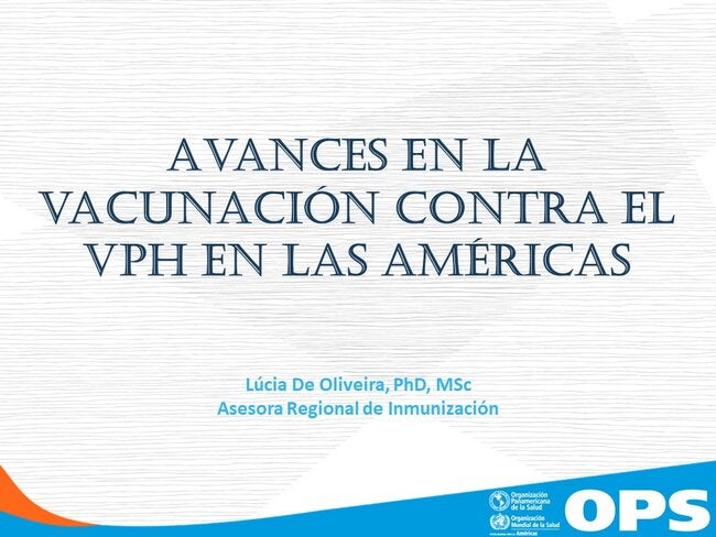 Avances en la vacunación contra el VPH en las Américas