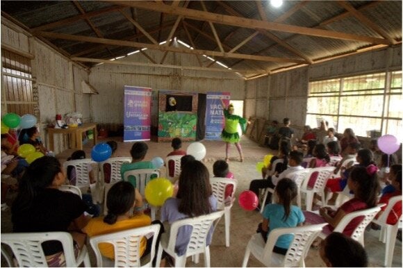 Más de 2000 personas participaron en las actividades de promoción de la vacunación en Ucayali, Perú.