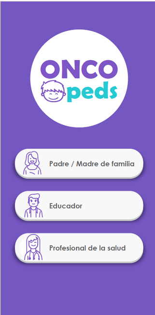 Pantalla de ONCOPEDS