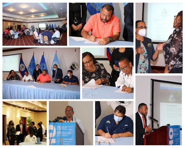 Launch of the One Health Platform in Belize