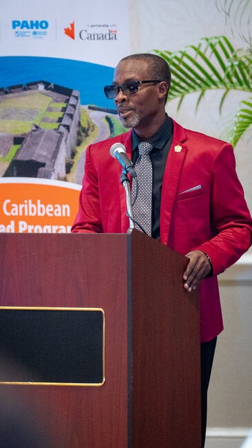 Permanent Secretary, Ministry of Health in St Kitts and Nevis, Curtis Martin