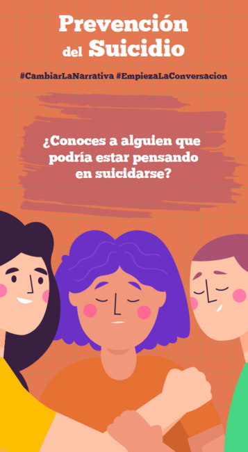 Conoces a alguien que podría estar pensando en suicidarse