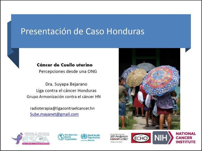 Presentación Caso Honduras - sesión Proyecto ECHO EL 26 junio 2020