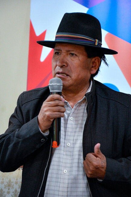 Mario Ojeda Kama, Presidente del Consejo Social de Salud del Departamento de Santa Cruz.