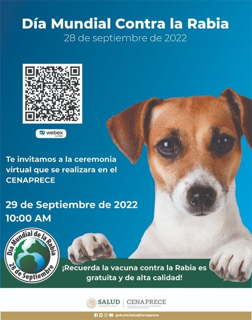 QR acceso al evento por el Dia Mundial Contra la Rabia 2022