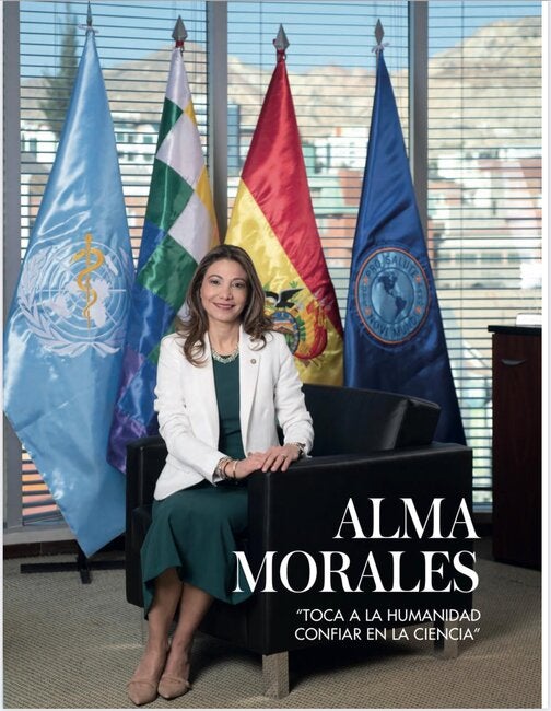 Alma Morales, Representante OPS/OMS Bolivia