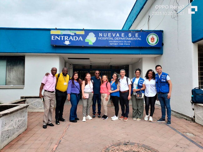 Visita de referencia para la formación THS Chocó