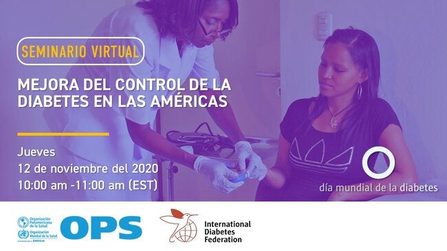 Tarjeta con la información del webinar