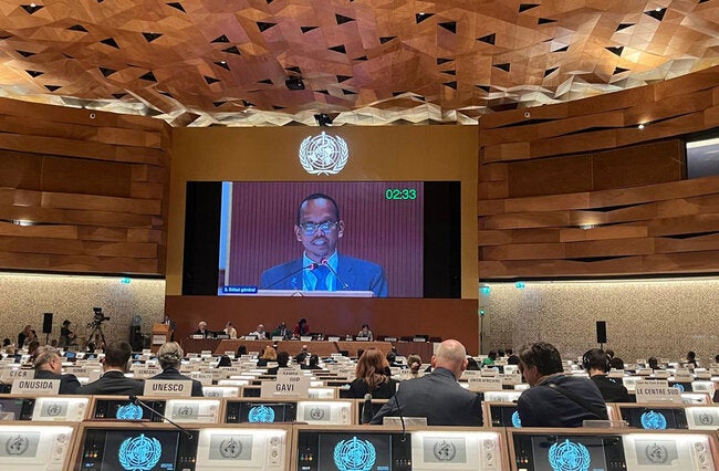 Minister of Health and Wellness of Belize, Kevin Bernard