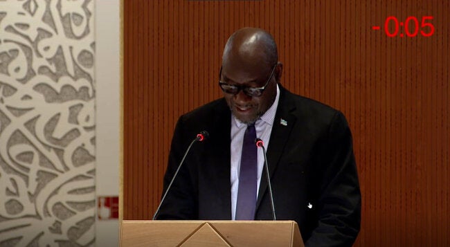 Minister of Health of St. Lucia, Moses Jn Baptiste