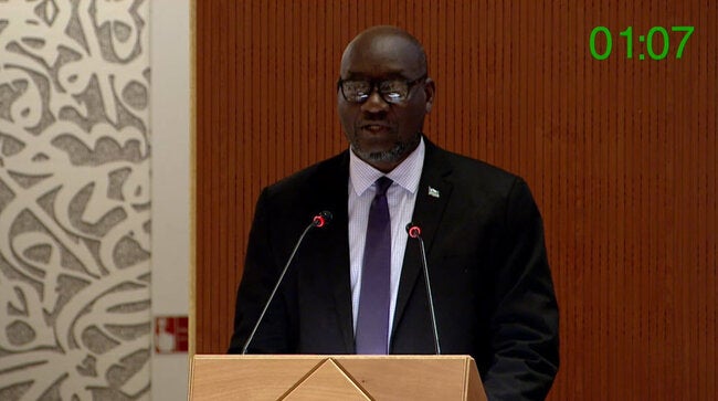 Ministro de Salud de Santa Lucía, Moses Jn Baptiste