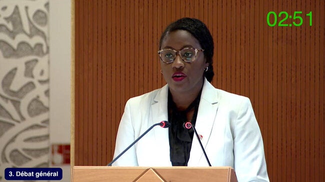 Charge d’Affaires a.i at the Permanent Mission of Trinidad and Tobago to the UN in Geneva, Allison St. Brice