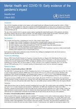 Mental health and COVID-19: early evidence of the pandemic’s impact: scientific brief, 2 March 2022