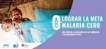 Banner para imprimir - Día contra la malaria en las Américas 2022