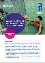 WHAT MINISTRIES OF AGRICULTURE NEED TO KNOW
