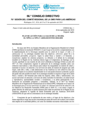 Plan of Action for Women's, Children's, and Adolescents