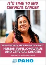 Cover of the cover of the booklet for women on cervical cancer and HPV