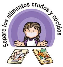 Llave 3 - separe los alimentos