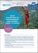 WHAT MINISTRIES OF ENVIRONMENT AND ENERGY NEED TO KNOW