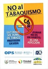 plegable no al tabaquismo