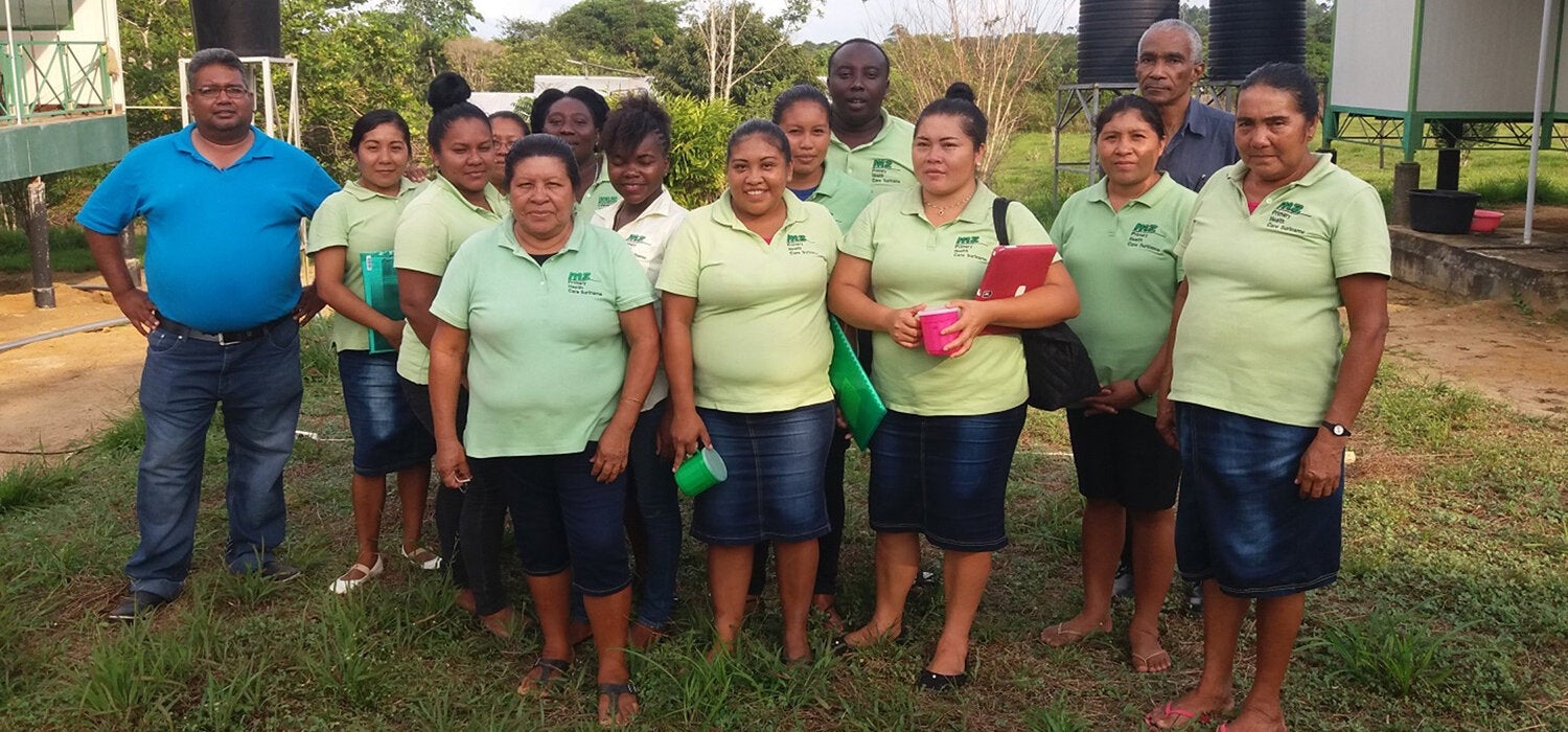 Healthcare workers trained in cervical cancer screening