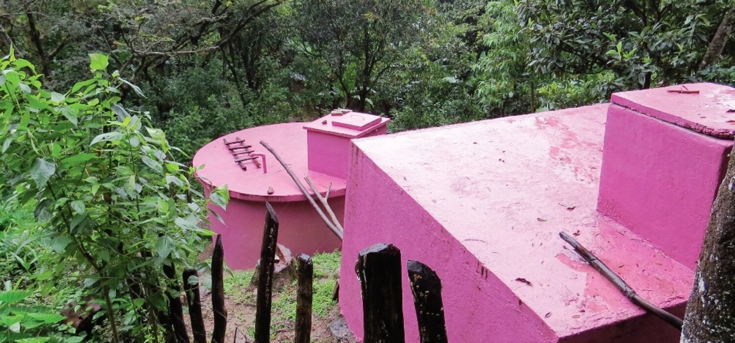 Pilas abastecedoras de agua, Yamaranguila, HND