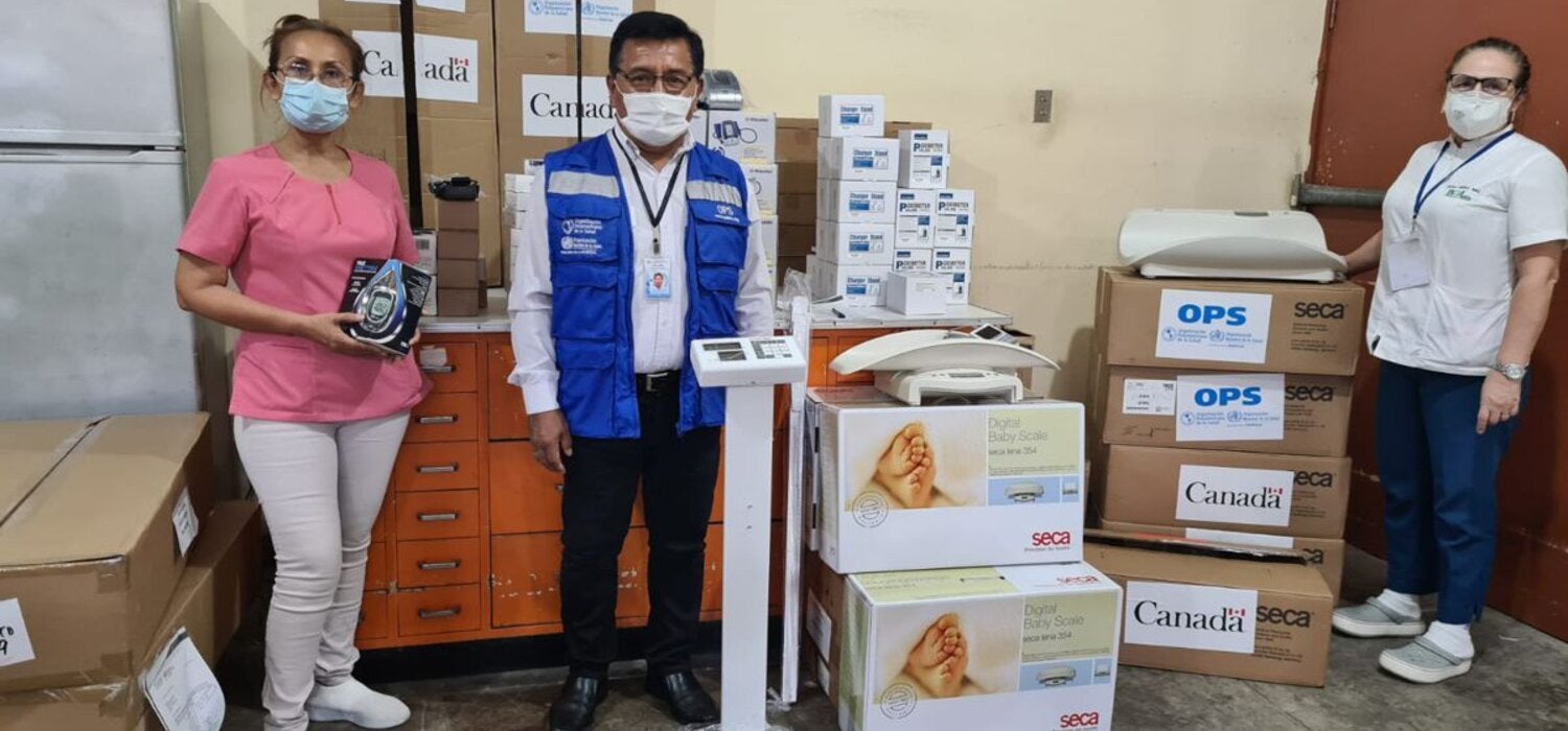 Perú recibe donación de Canadá