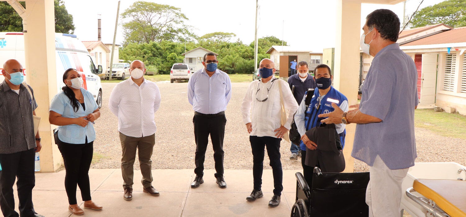 Corozal Community Hospital site visit 