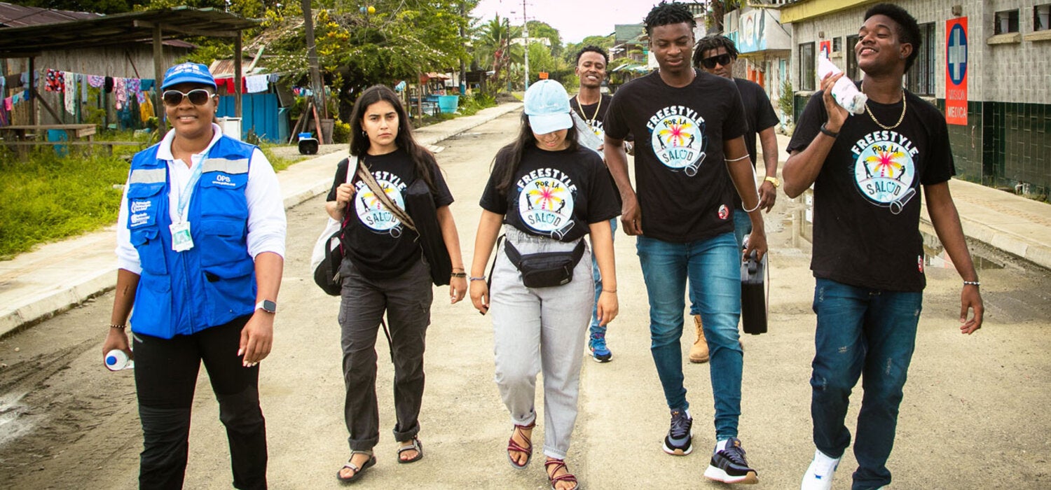 Hip Hop group shares health messages