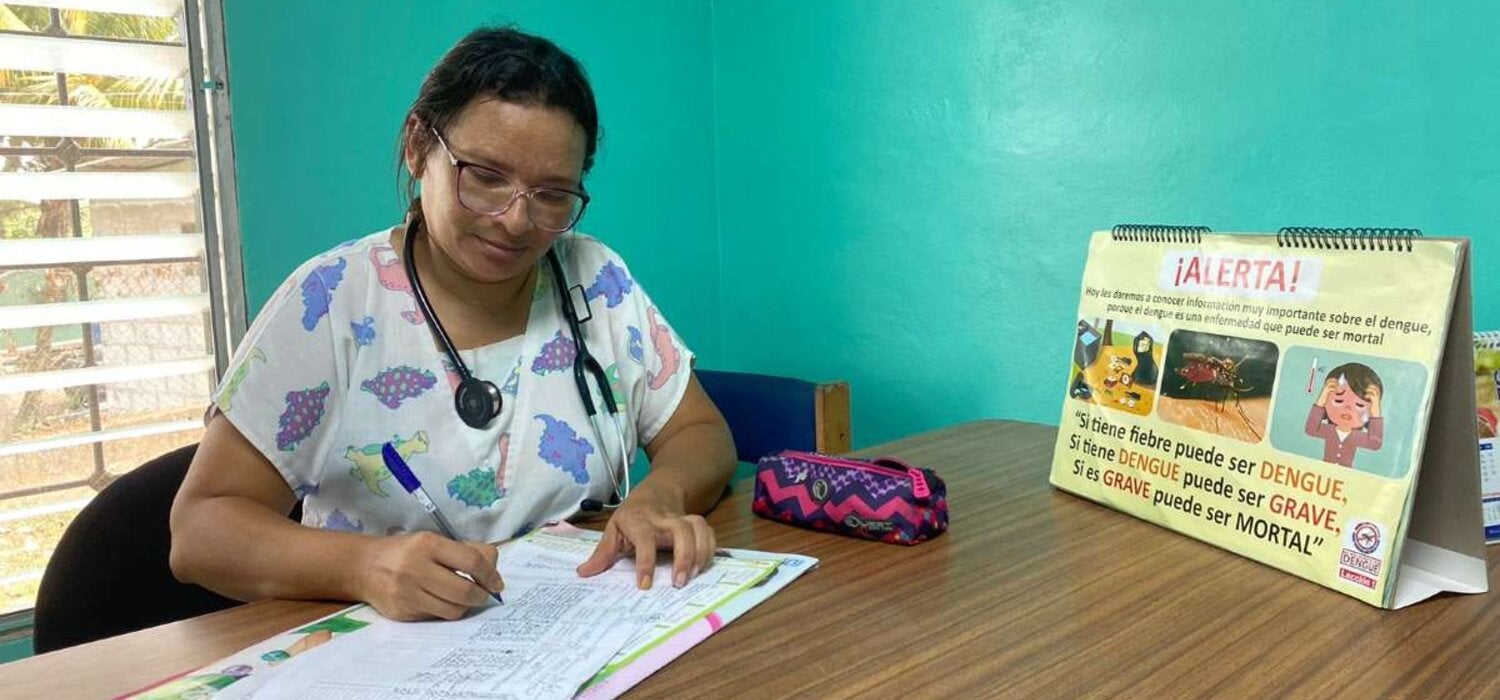 Dra. Karen García, establecimiento de salud Chachahuala, Omoa, Córtes