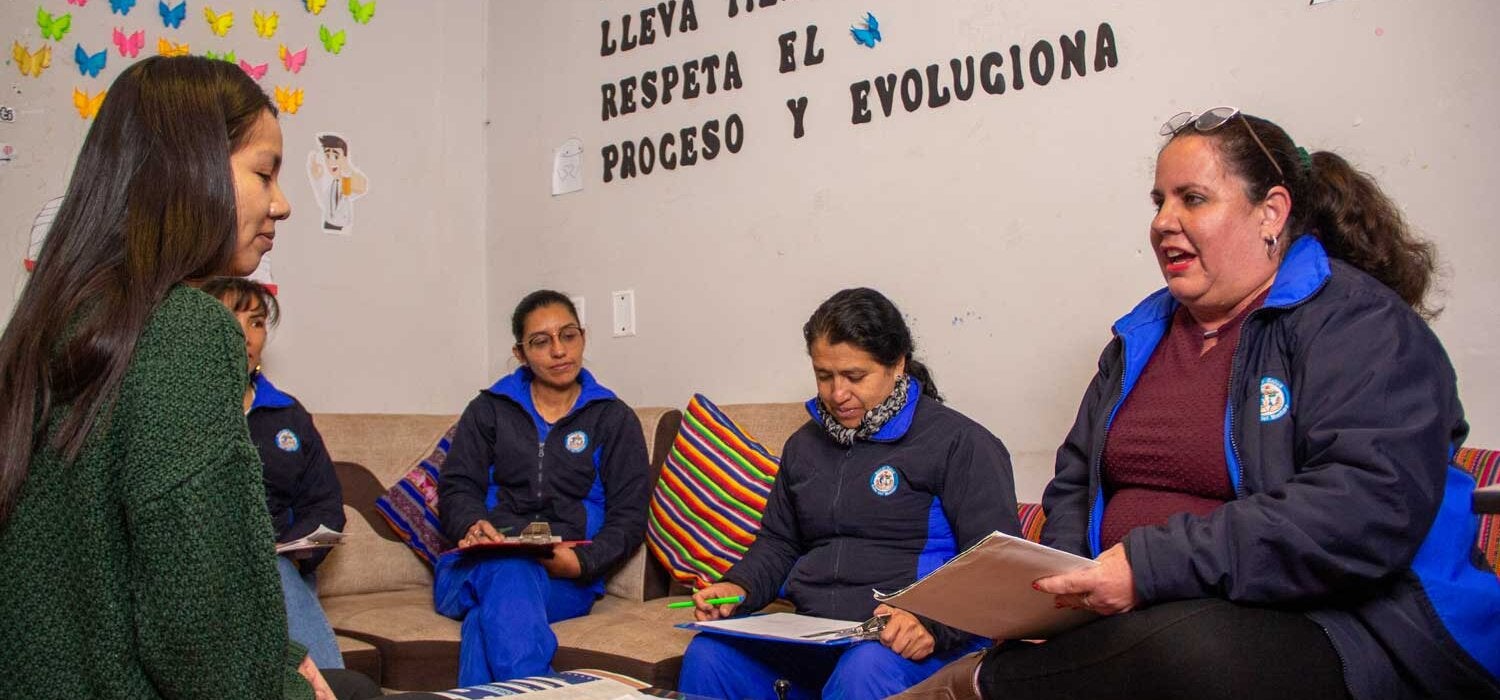Recreación de atención en Centro de Salud Mental Comunitario