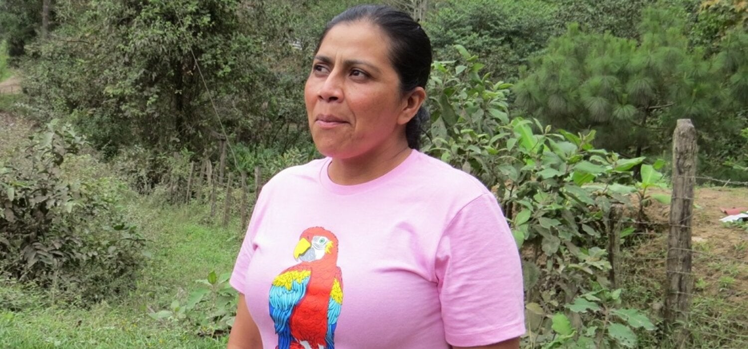 Juana Arriaga, lideresa de Yamaranguila