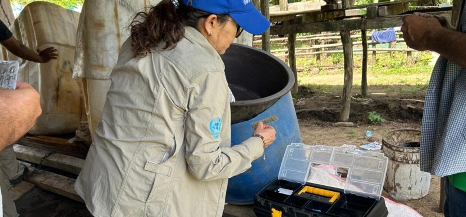 Aída trabaja en Gracias a Dios buscando eliminar la malaria