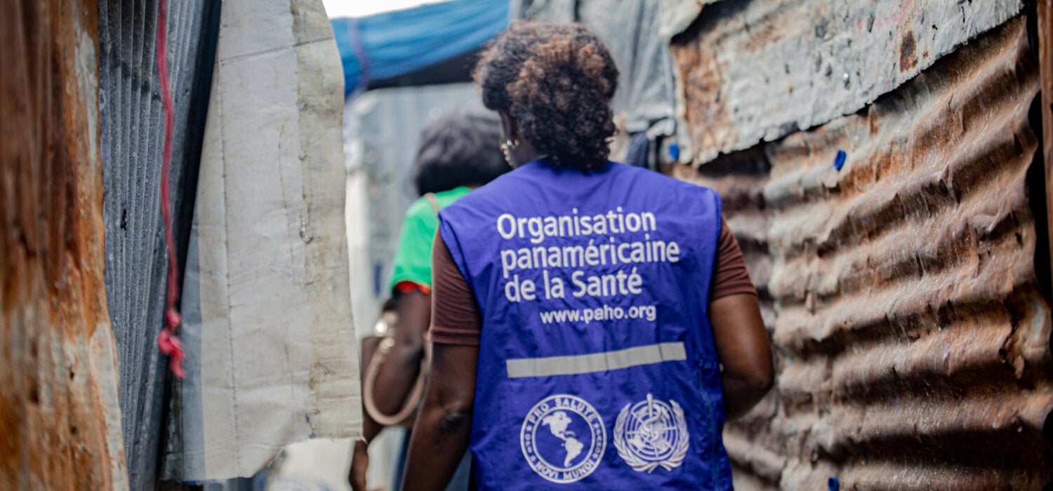 PAHO supporting displacement camp residents