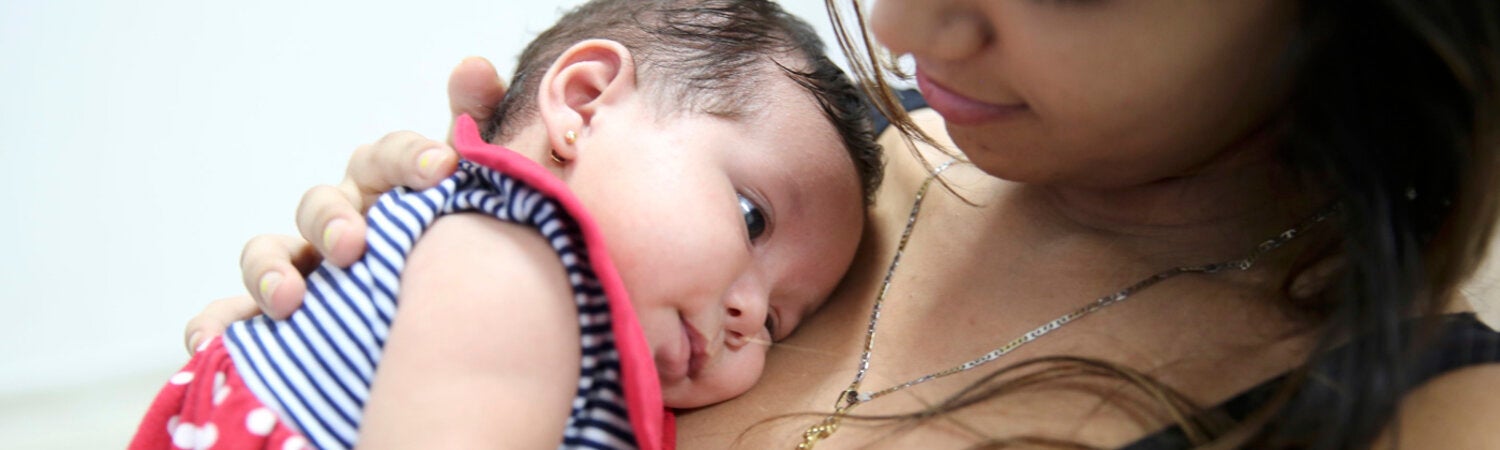 Mother with her baby.