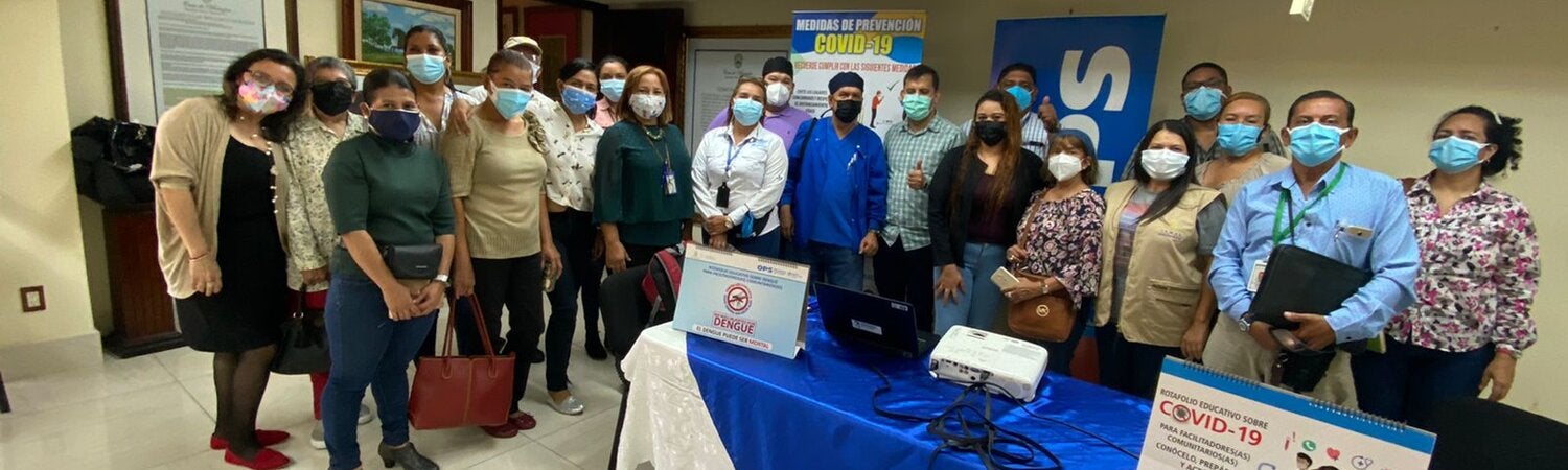 Capacitación de Riesgo, para comumicadores y promotores de salud en Tegucigalpa