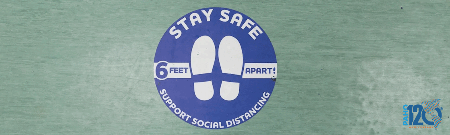 Stay Safe floor sticker