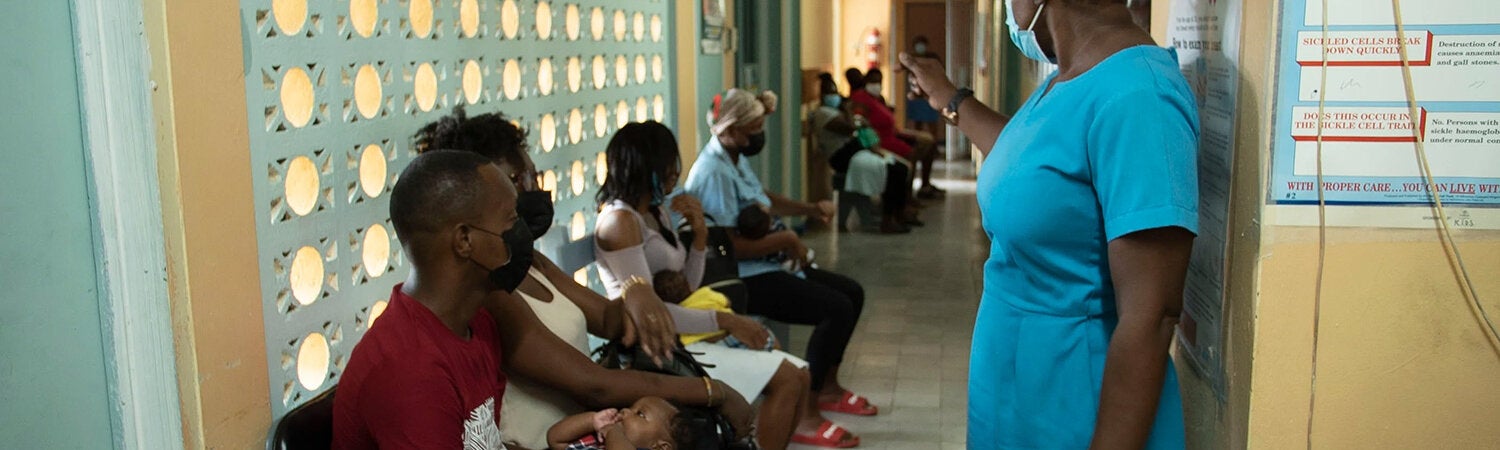 Health care workers in Guyana