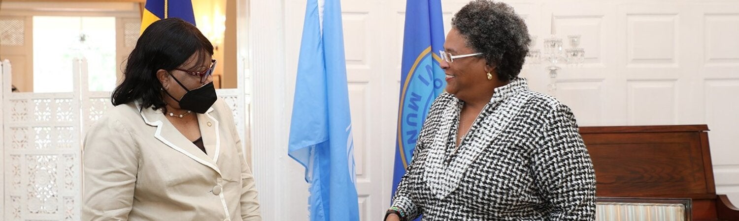 PAHO Director and Prime Minister of Barbados