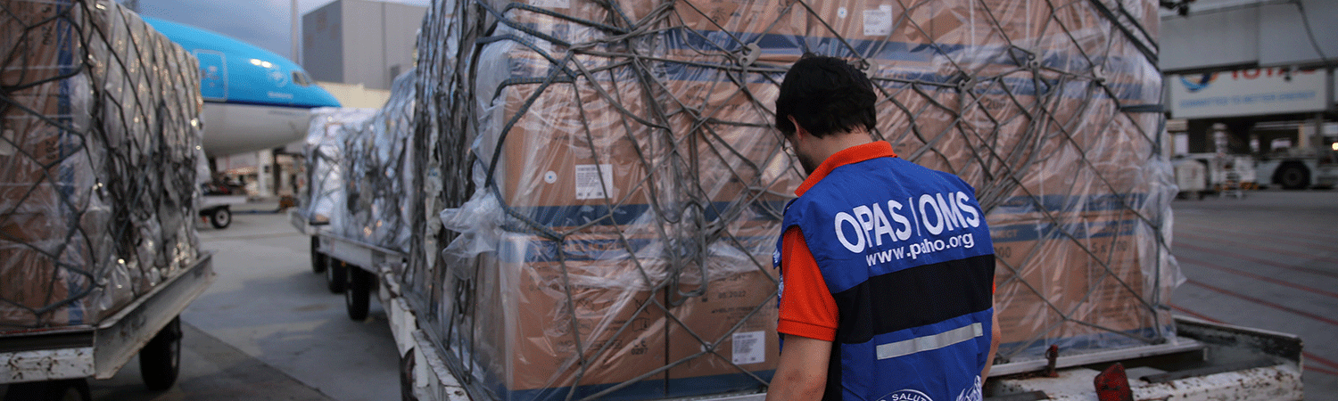 OPAS campo suprimentos saúde