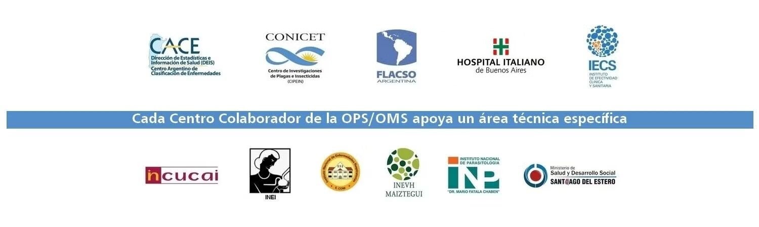 Logos de Centros Colaboradores de la OPS/OMS