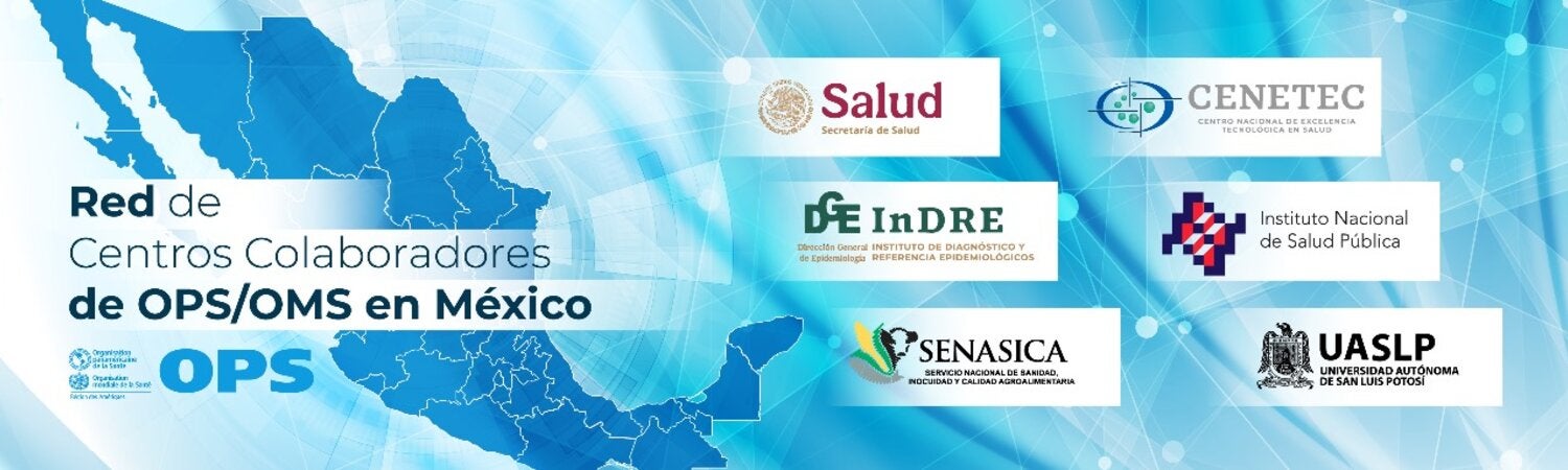 Logos de las instituciones que albergan los Centros Colaboradores