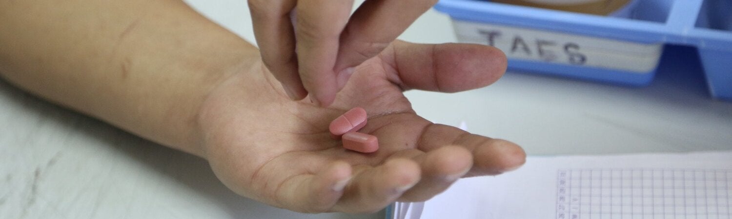 patient with medicine